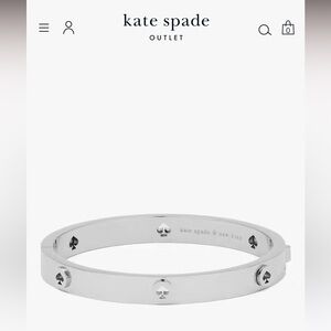 Kate Spade Spot The Spade Studded Hinged Bangle